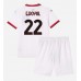AC Milan Emerson Royal #22 Bortedraktsett Barn 2024-25 Kortermet (+ Korte bukser)